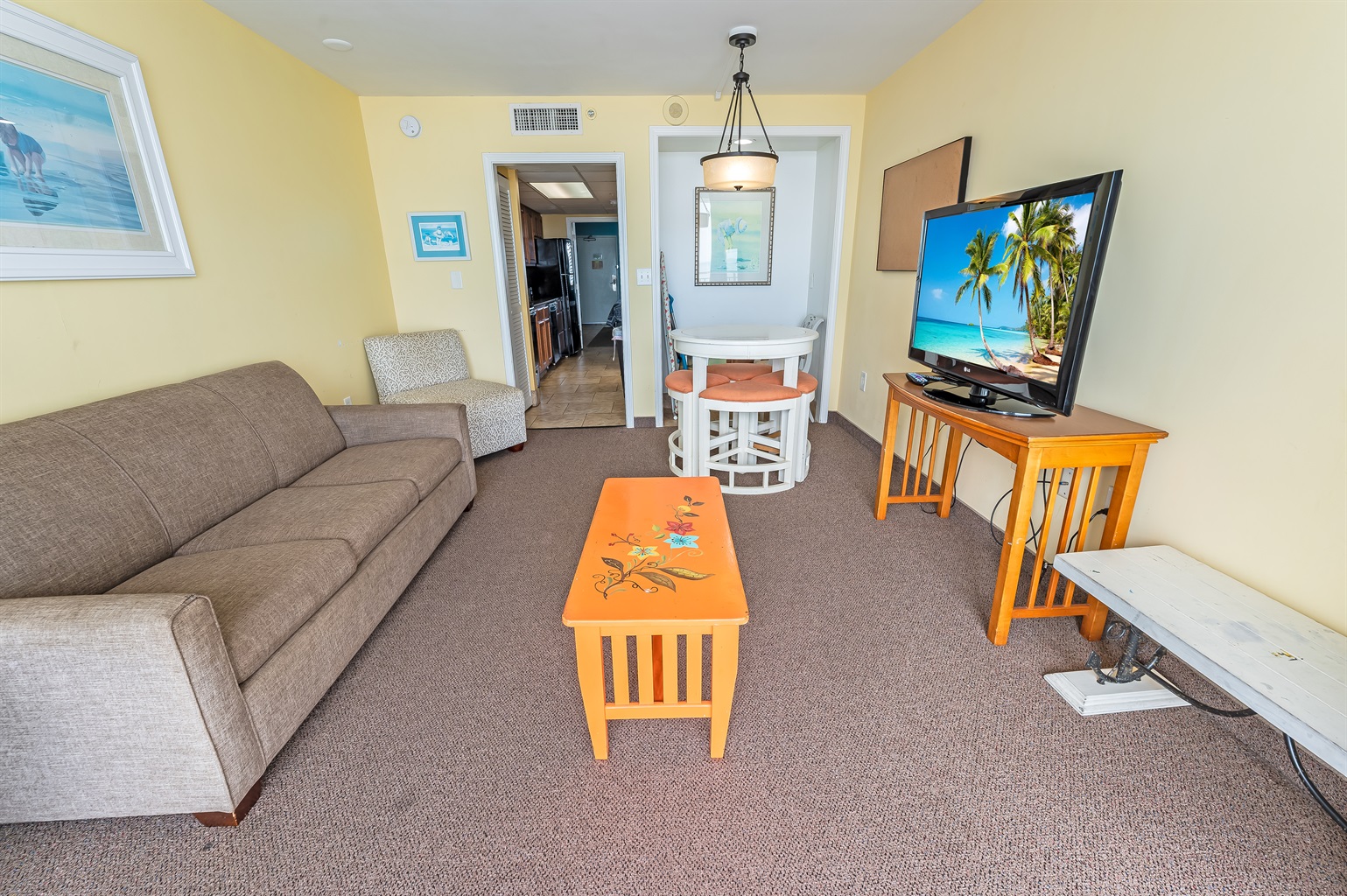 Large Living Area with Views of the Ocean, Beautifully Decorated