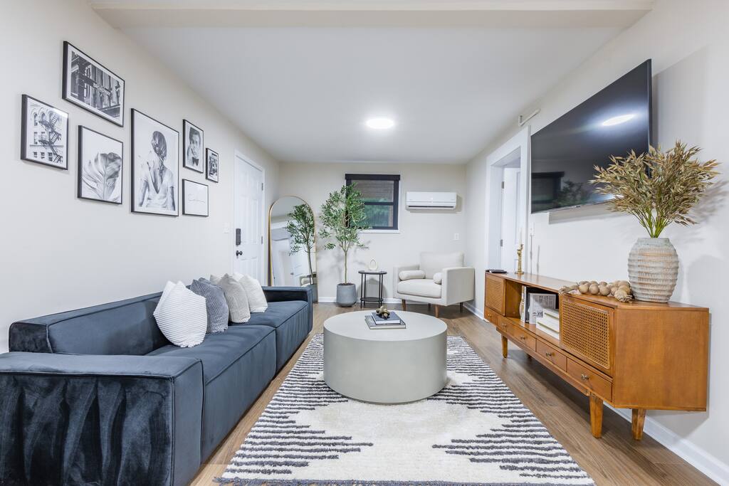 Find your place on the comfy living room sofa.