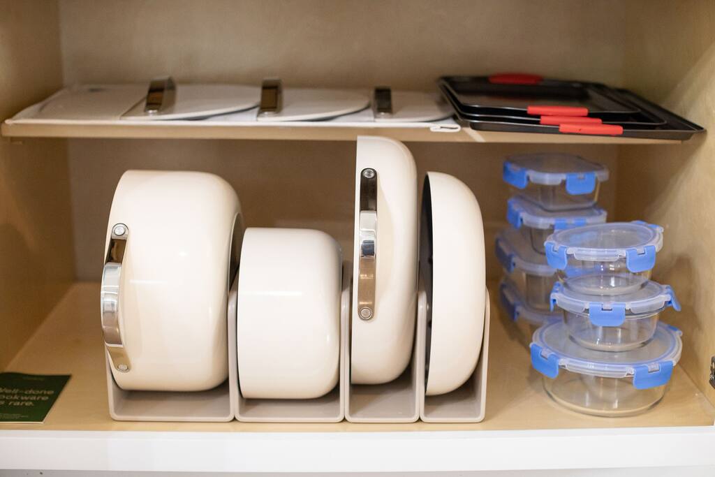 Feel free to help yourself with anything you see in the kitchen.