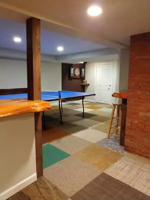 game room - ping pong & darts