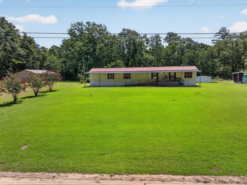 Front yard view from the road.