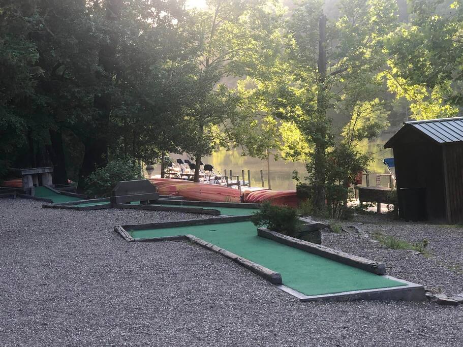 MIni golf - all you need to bring is the competition! 