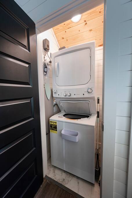 Utility room with ironing board/iron