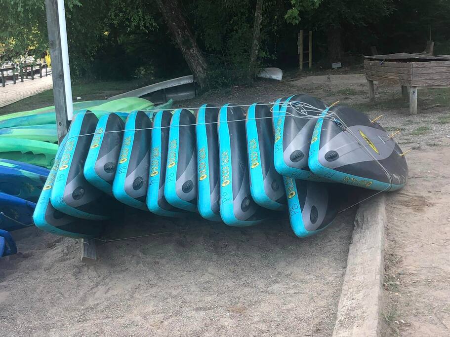 Paddle boarding is so fun! And when the summer heat arrives, you won't even mind falling in the water! :) 