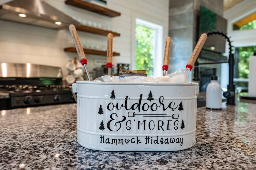 We provide smores for all guests to enjoy!