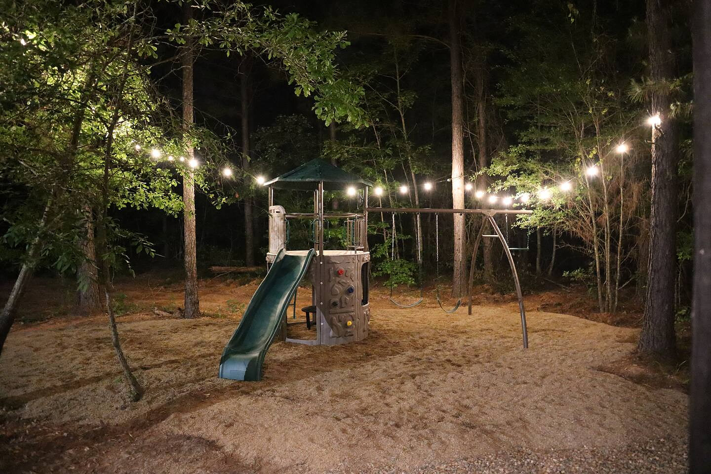 Play outside, even at night! "Hammock Hideaway" knows the definition of fun.