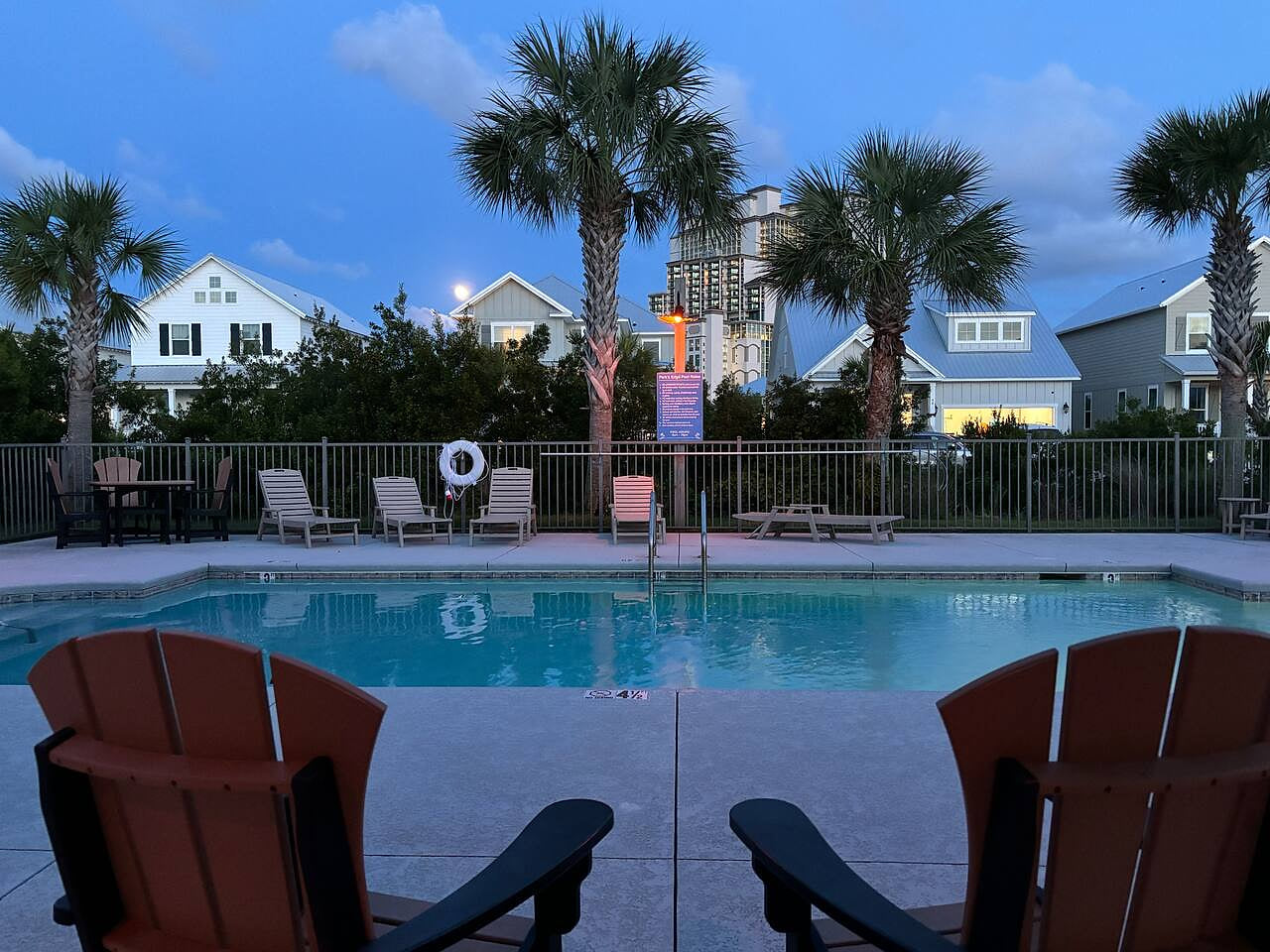 Catch sunset vibes by the pool, where palm trees sway and coastal dreams come alive.