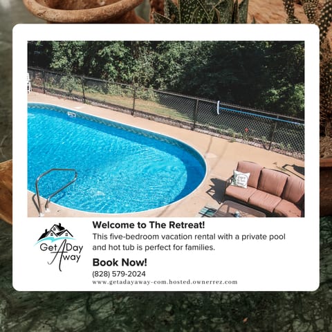 The Retreat with Private Pool and Hot tub