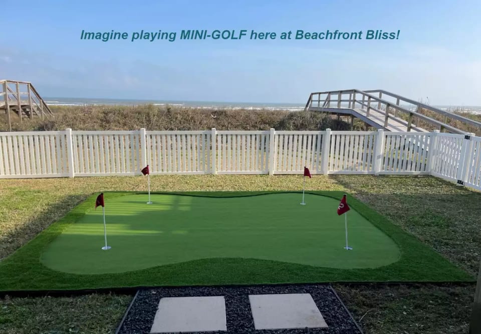 Newly added mini golf!