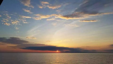 Sunrise from front deck