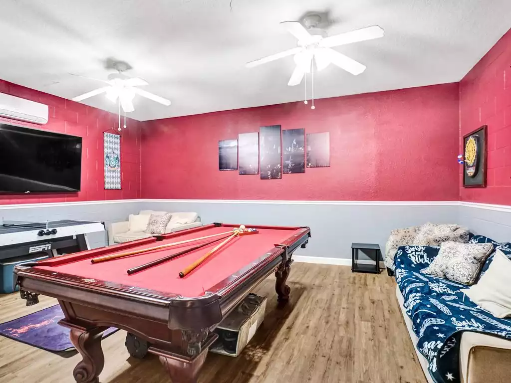 Fully converted, air conditioned Harry Potter themed game room!