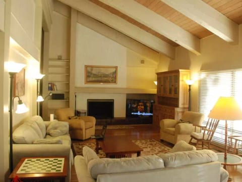 Our large living area offers a wide range of entertainment options