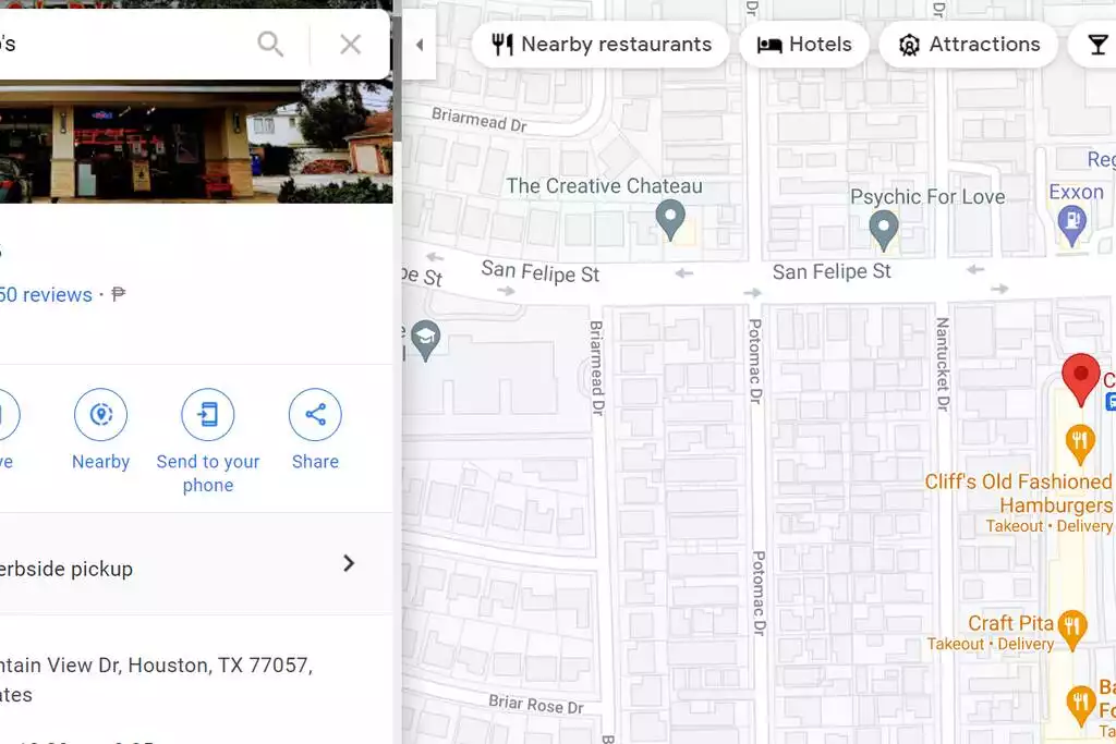 House is 1 minute drive (.3 mile) from Cabo Bob's Restaurant