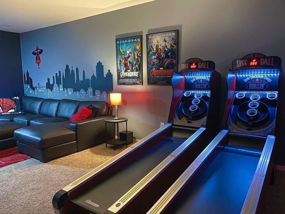 Our Avengers Themed Game Room has something for every member of the family!