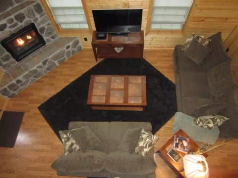 Spacious mountain refuge.