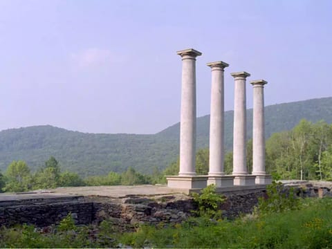 Ruins of Ashintully, 1/4 mile walk up hill from the cottage