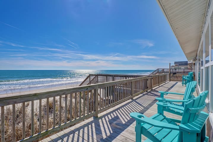 OCEANFRONT + Stunning Views! Close to Restaurants - Surf City