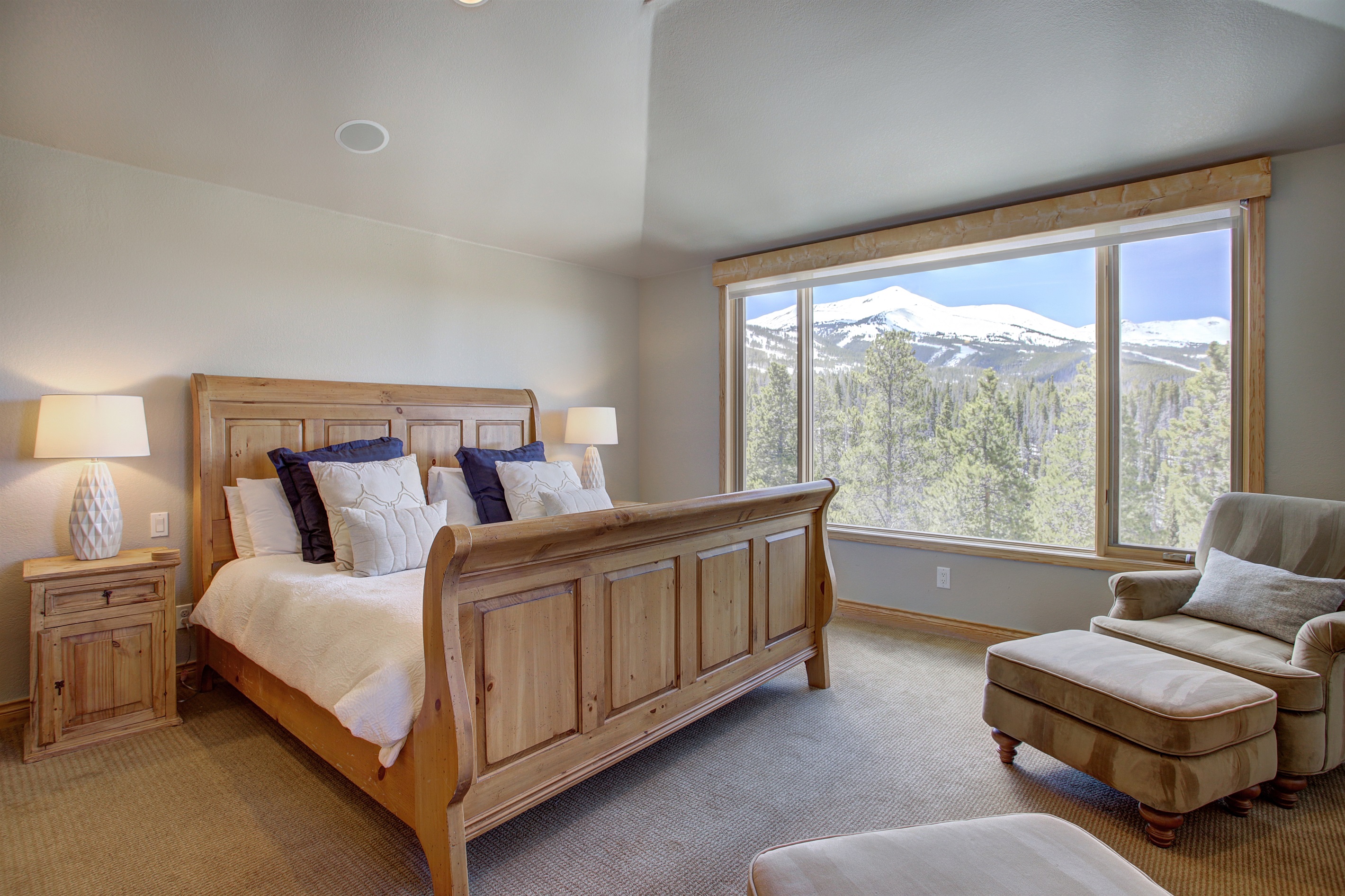 Bedroom #1 - Upstairs with Private Bath