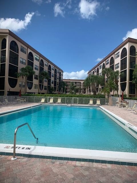 One of the complexes heated, salt water pools