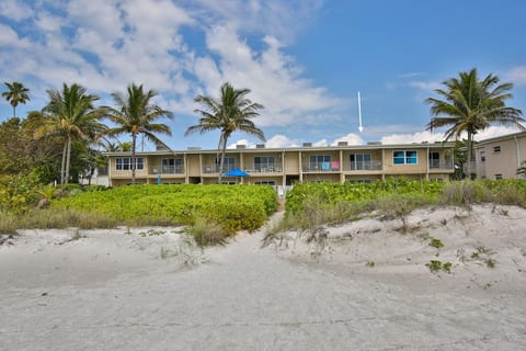The Beach complex from the waterfront - only 15 units, nice and quiet!