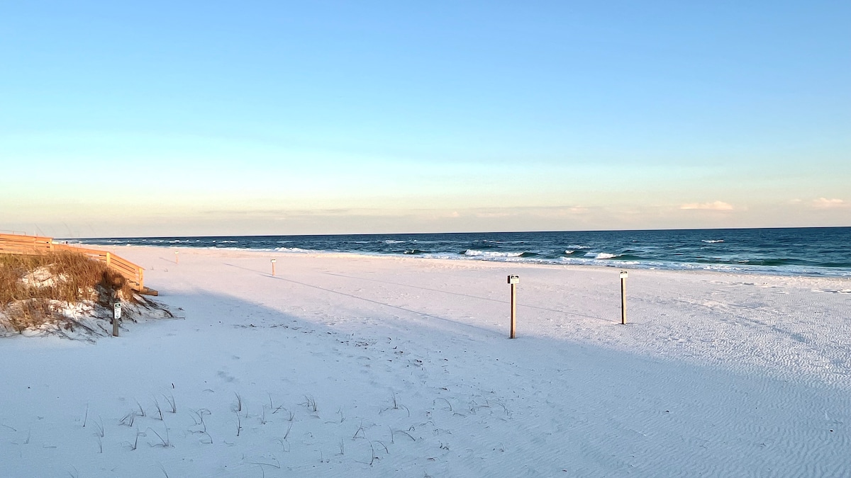 The beautiful Perdido Key beaches of the Gulf Coast. Enjoy the crystal blue ocean and white sand.  Perdido Retreat - Modern Luxury near Beaches!