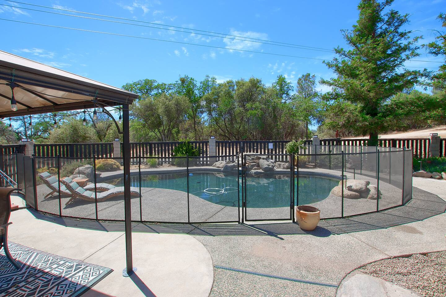 Escape the heat in our private pool!