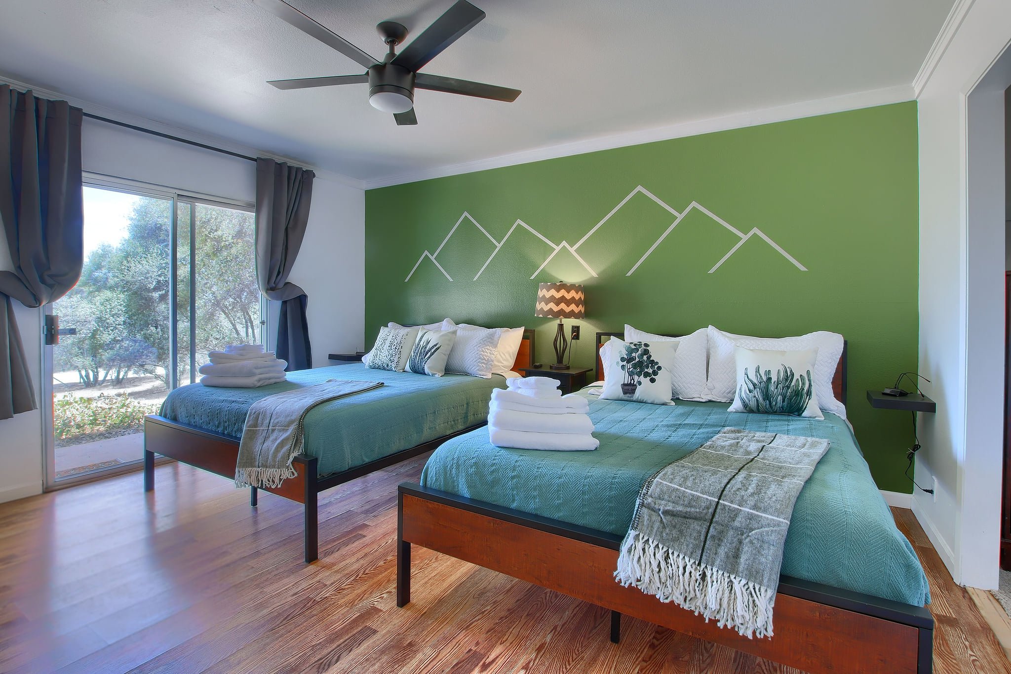 Double Queen room | Walk out to enjoy the outdoors!  