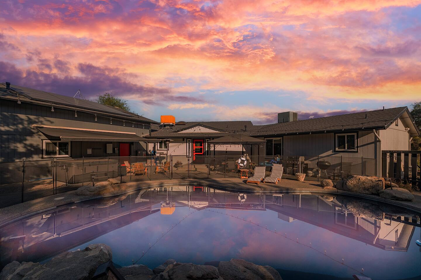Enjoy summer days at Black Oak Manor | Game Room | Pool | Hot Tub
