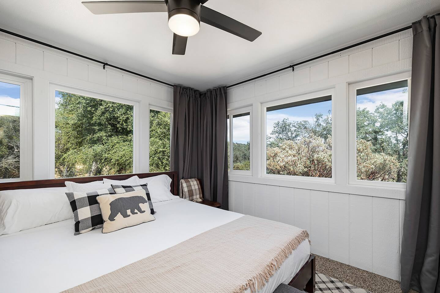 Corner Room | Great Views from our King Bed