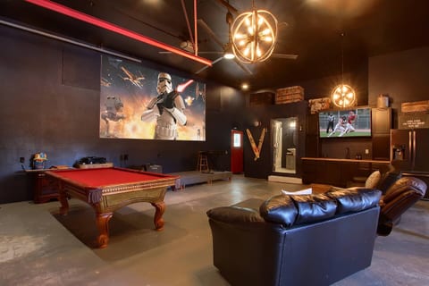 Family Fun Game Room | Bar | Full Refrigerator with Two Ice Makers | Full Bathroom | Pool Table