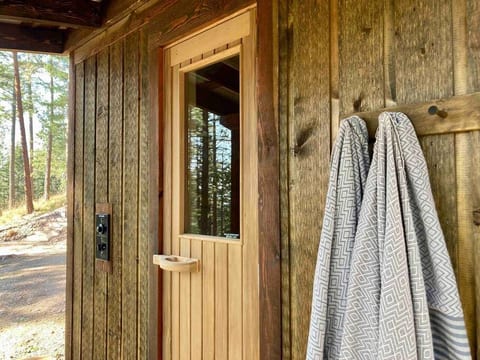 Warm up in the sauna!  Benefits of sauna use include:  increased metabolism, increased blood circulation, skin rejuvenation, improved cardiovascular system, improved sleep... the list goes on!