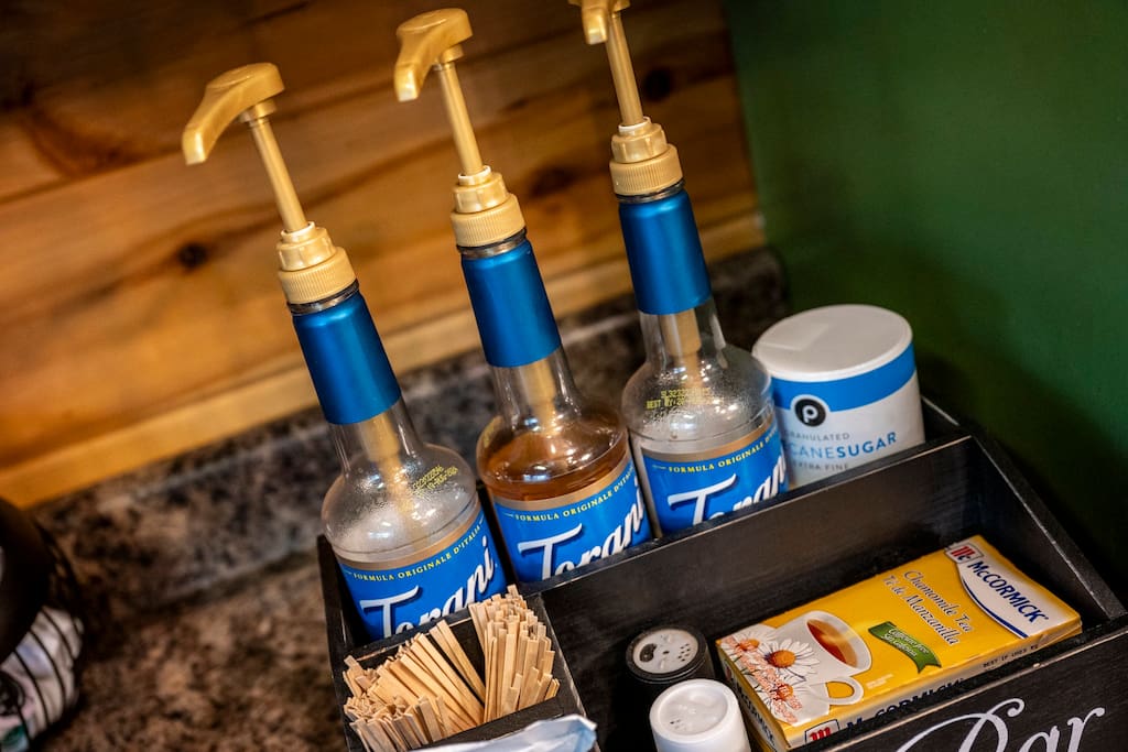 Coffee bar and coffee is included in your stay.