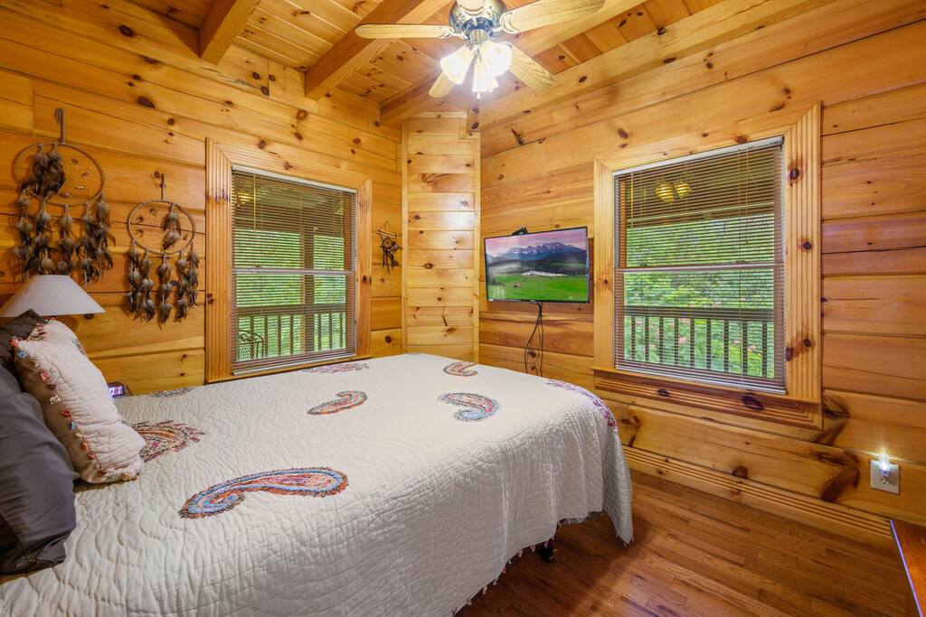 Cable TV included in every bedroom.