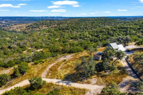 An extended aerial view!  The view is endless and can not be captured completely in a picture! 
Experience this view for yourself!
