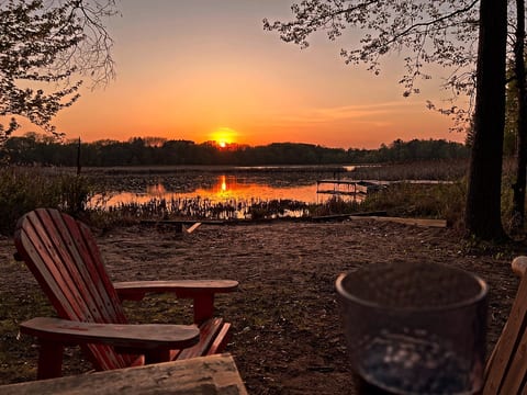 The perfect ending to a lake day.
