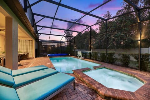Our lanai at sunset