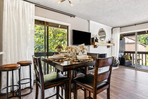 Dining Area Next to smaller of 2 Balconies