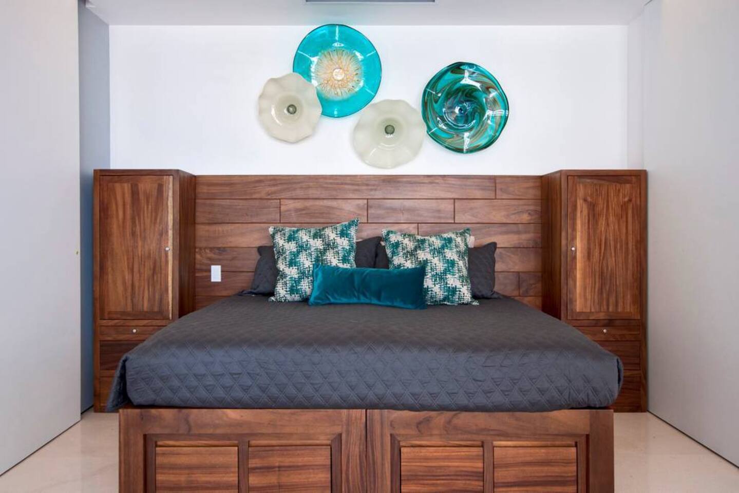 Guest Bedroom configured as a king-size bed.