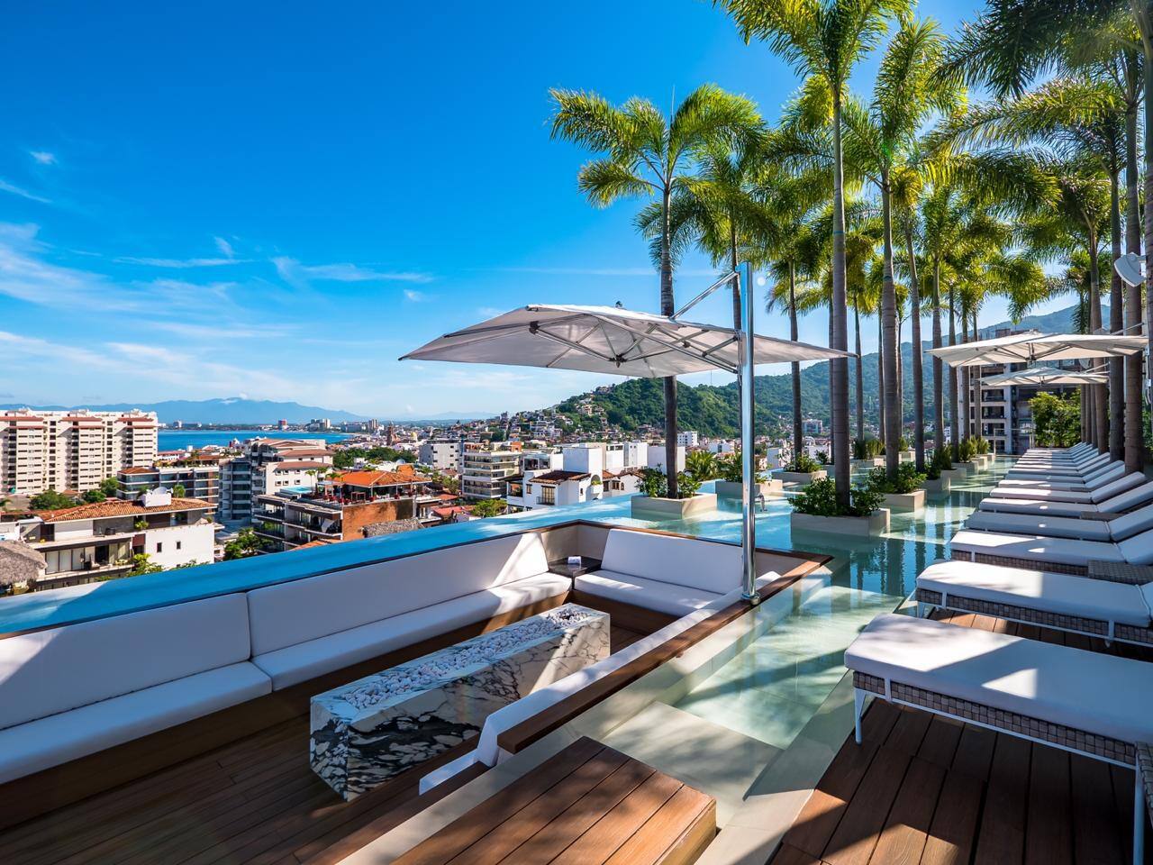 View of Old Town Vallarta