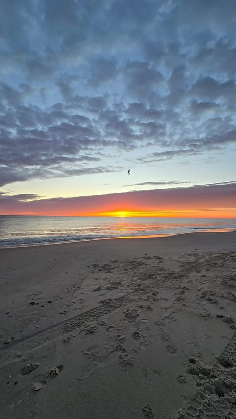 Sunrise at Bonito Street Beach Access (5- min walk from our home)