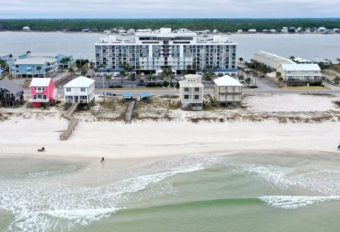 Enjoy our sugar sand beach! The front of our building from the ocean side.