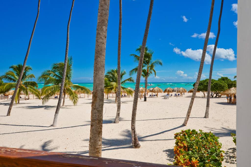 Amazing views from your balcony. Private beachfront with plenty of palapas and loungers for your exclusive use. - Luxury Condo with Stunning views, Private Beach - Punta Cana