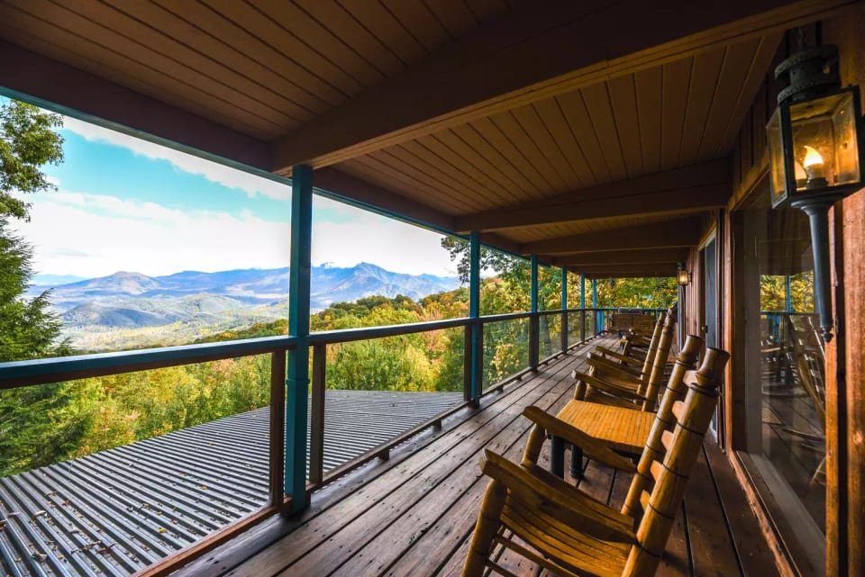 The view from the covered main deck