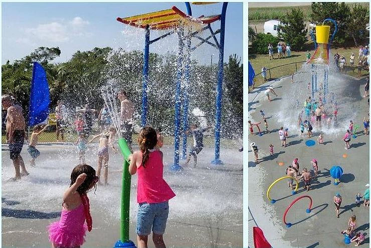 The Splash Pad at Middleton Park is a fun place for the kiddos.