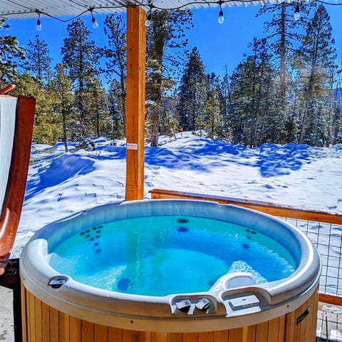 Relax in the hot tub after a day on the slopes!