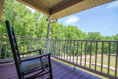 Come, sit and enjoy your morning coffee on the front porch
