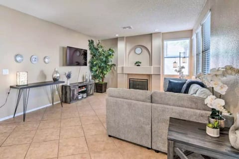 Living Area | 1st Floor | Central Air Conditioning/Heating | Fireplace