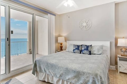 Master Bedroom W/ King Bed & Balcony Access