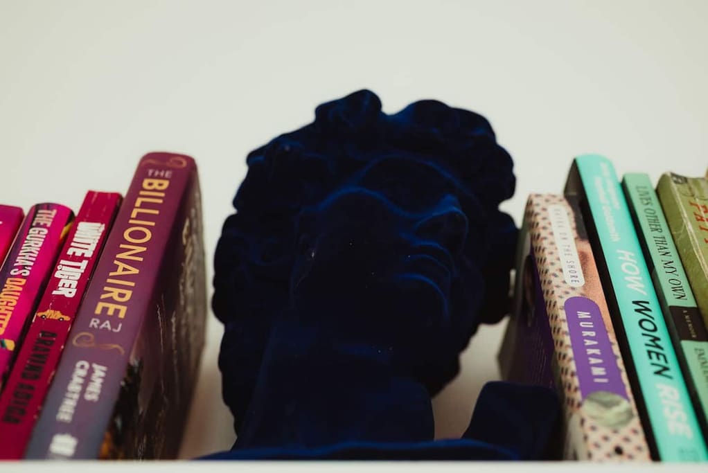 Like to read? Help yourself to books in our library.