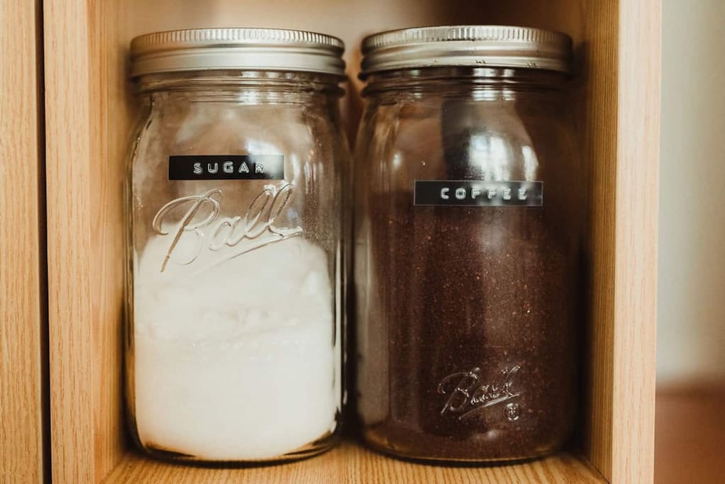 We'll provide you with all the essentials you'll need- from tea and coffee to cooking supplies.